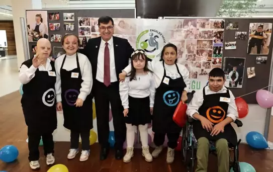 Başkan Eyüp Kahveci'den özel çocuklara destek