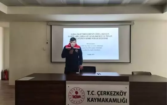 Tekirdağ'da Hijyen Eğitimi