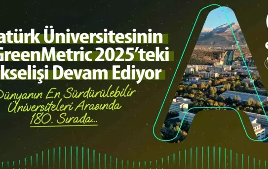 Atatürk Üniversitesi’nden Sürdürülebilirlikte Büyük Başarı