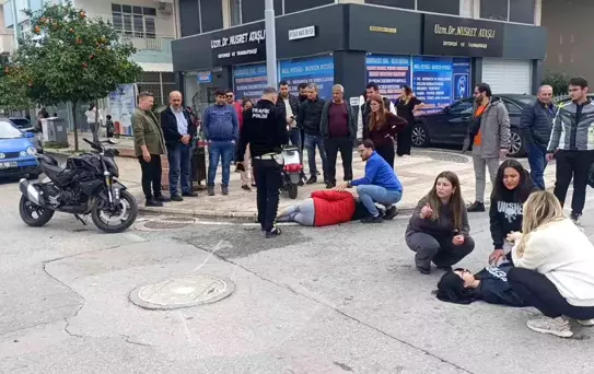 Manavgat'ta Motosiklet Kazası: 2 Yaralı