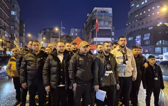 Zonguldak Kömürspor Taraftarlarından Eylem