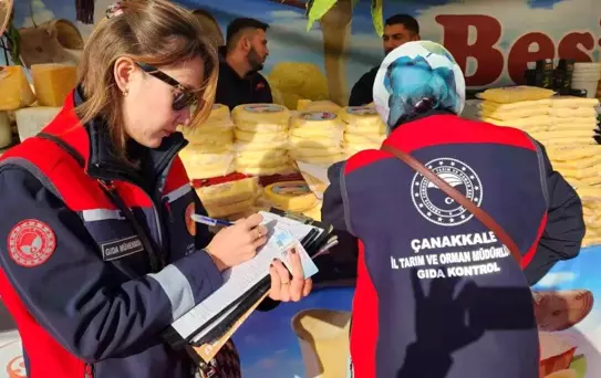 Çanakkale Yöresel Ürün Festivali'nde Gıda Denetimi