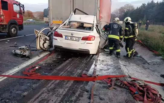 Kuzey Marmara Otoyolu'nda Feci Kaza