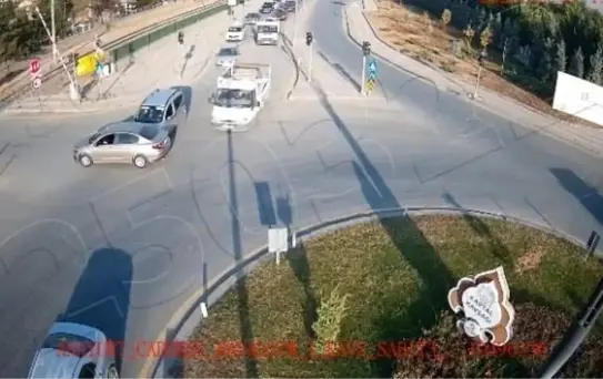 Malatya'da Trafik Kazaları KGYS Kameralarında
