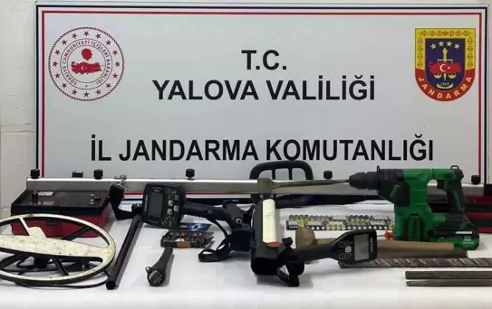 Yalova'da Defineci Operasyonu