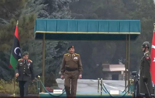 Yaşar Güler, Libya Genelkurmay Başkanı'nı Kabul Etti