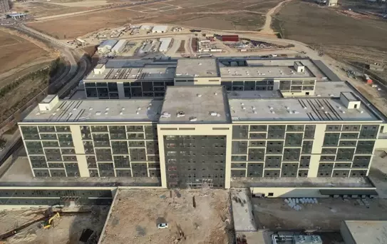 Mardin Şehir Hastanesi'nin İnşaatı İlerliyor