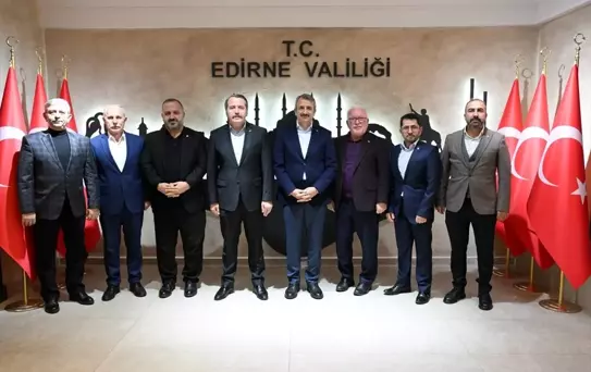 Edirne'de Sendika Ziyareti ve Yıl Sonu Sergisi