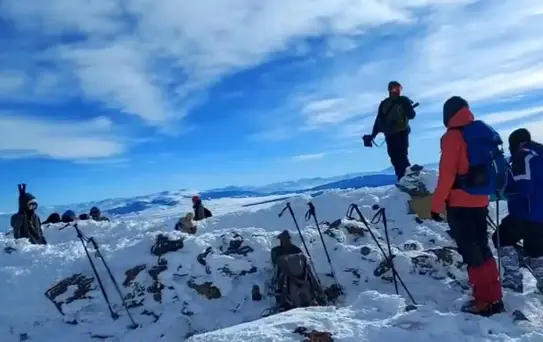 Iğdır'da dağcılıkta tarihi adım