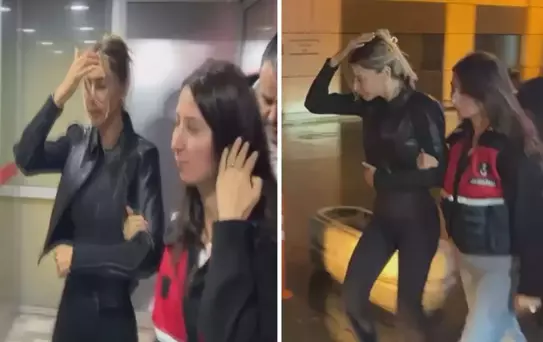 Gözaltına alınan Şeyma Subaşı'ndan ilk görüntü