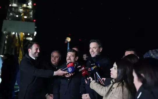 Enerji ve Tabii Kaynaklar Bakanı Bayraktar, Yavuz Sondaj Gemisi'nde konuştu Açıklaması