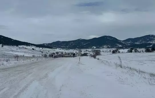 Çerkeş'te Kar Nedeniyle Ulaşım Aksadı