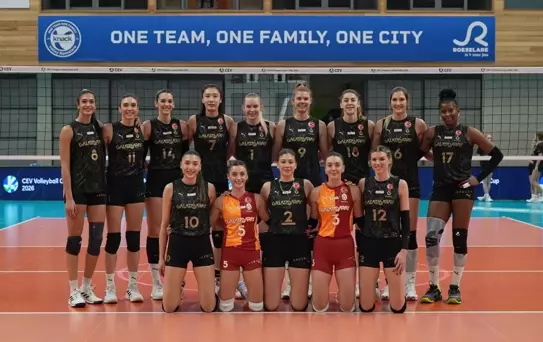 Galatasaray Daikin, CEV Kupası'nda Roeselare'yi 3-0 Yendi