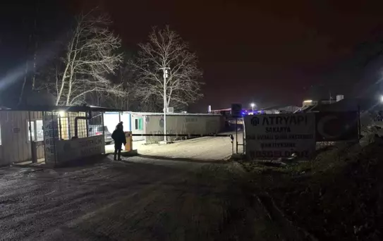 Adapazarı'ndaki Hastane İnşaatında Yangın