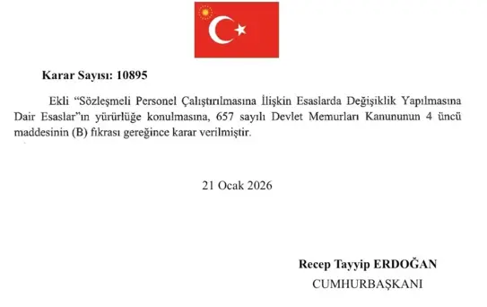 Sözleşmeli Personele Yarı Zamanlı Çalışma Hakkı