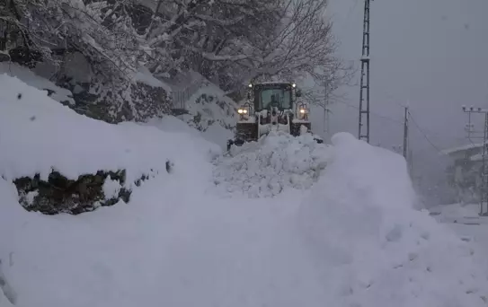 Bitlis'te Kış Mevsimi: Toplam Kar Kalınlığı 4 Metre 26 Santimetreye Ulaştı