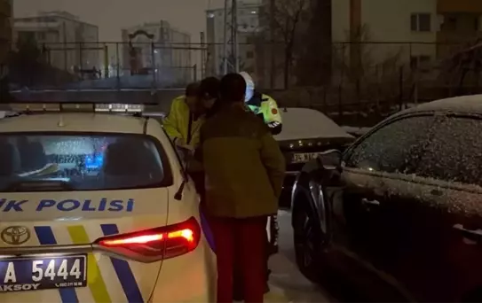 Alkollü Sürücü Drift Atarak Kaçmaya Çalıştı