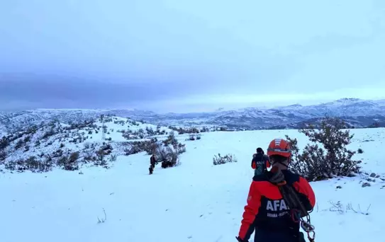 Siirt'te Çoban ve Keçileri Mahsur Kaldı
