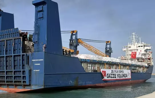 Türk Kızılayı'ndan Gazze'ye 1400 Ton Yardım