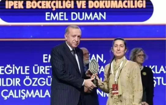 'Yaşayan İnsan Hazineleri Ödülü'ne layık görülen ipek böceği yetiştiricisi Duman: Durmayacağız
