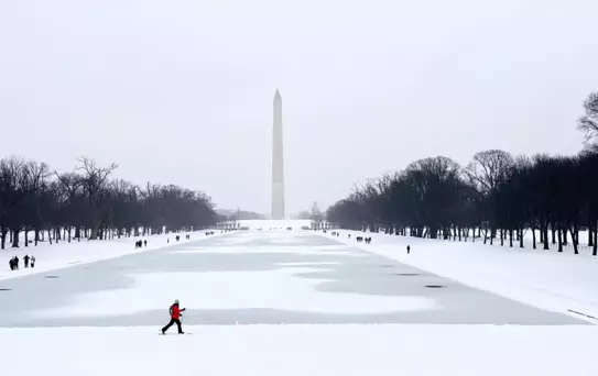 Washington ve Virginia Karla Kaplandı