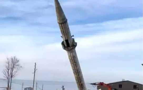 Rize'de Eski Cami Yıkıldı