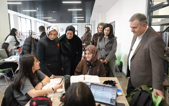 Lütfiye Selva Çam Çubuk'ta Ziyaretlerde Bulundu