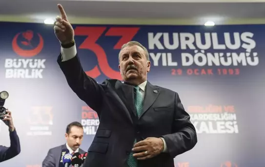 BBP Genel Başkanı Destici, partisinin 33. kuruluş yıl dönümü programında konuştu Açıklaması