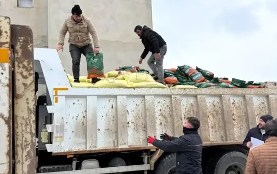 Demirözü'nde 210 çiftçiye tarımsal destek sağlandı