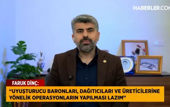 HÜDA PAR Genel Başkan Yardımcısı ve Mersin MV Faruk Dinç: Madde bağımlısı olan herkes tedavi olmak zorunda diyoruz