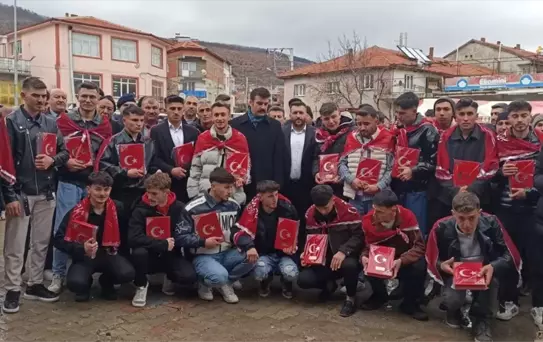 Akharım'da Asker Uğurlama Töreni