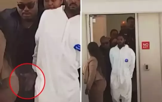 Tacizden tutuklanan adam cezaevine götürülürken kadın polisi taciz etti