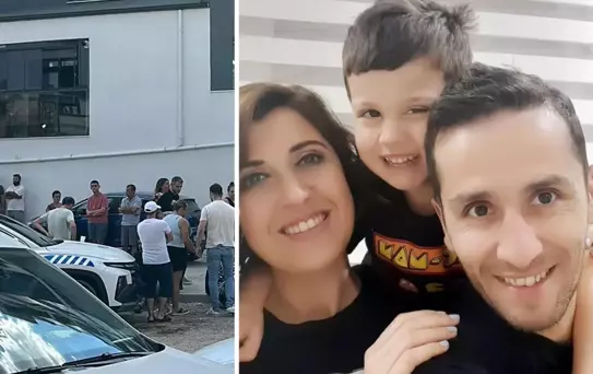 Eşi ve oğlunu öldürüp intihara kalkışan sanık, kanla ''Beni affedin'' yazmış