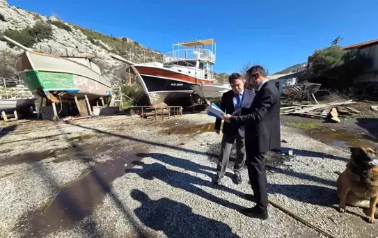 Bozburun Tersane Bölgesi'nde İncelemeler