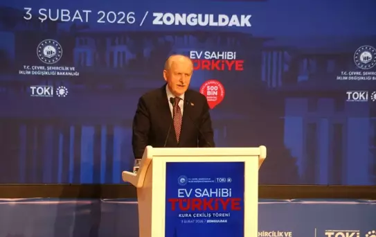 Yüzyılın Konut Projesi kapsamında Zonguldak'ta yapılacak konutların kurası çekildi
