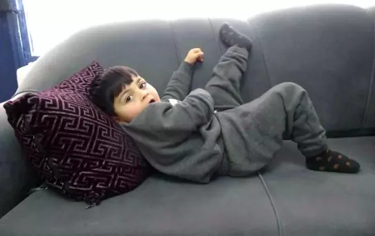 Asrın felaketinin simge bebeklerinden Korkmaz bebek şimdi 3 yaşında