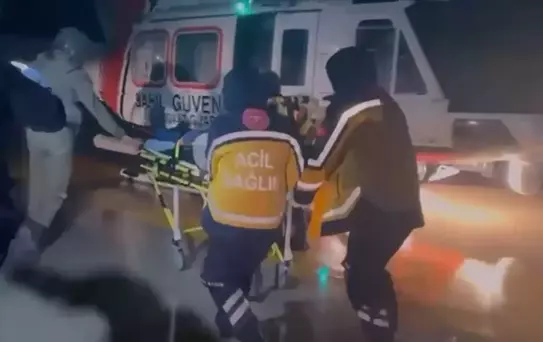 Balıkesir'de Helikopterle Tahliye