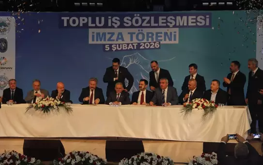 Kayseri'de 9 bin 56 İşçi için Toplu Sözleşme İmzalandı