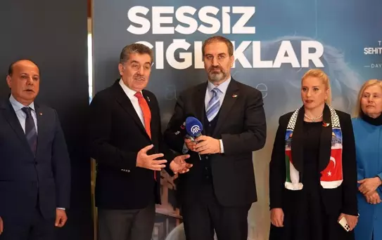 Şehit yakınları, Gazze için 'Sessiz Çığlıklar Filografi Sergisi' düzenledi