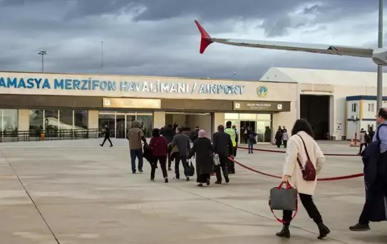 Amasya Merzifon Havalimanı'nda 14 bin 549 Yolcu