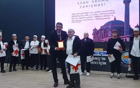 Ezan Okuma Yarışması Gerçekleşti