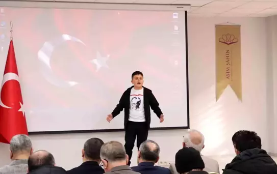 İstiklal Marşı'nı en güzel okumak için yarıştılar