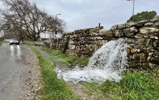 Uzun yıllardır böylesi yaşanmıyor! Taşların arasından fışkırdı