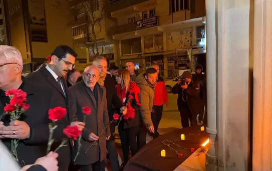 Pazarcık'ta Deprem Anması Yapıldı