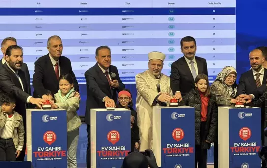 Yalova'da 500 Bin Sosyal Konut Projesinin Kura Çekimi Gerçekleştirildi