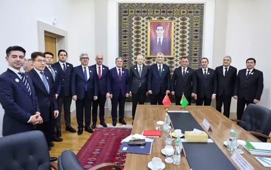 Ömer Bolat Türkmenistan'da Görüştü