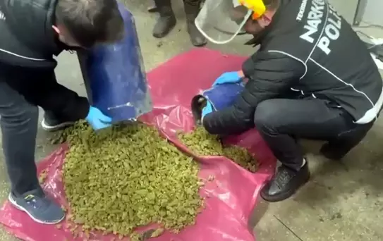 Tekirdağ'da 24.5 kg Uyuşturucu Ele Geçirildi