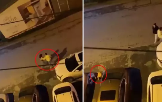 Dehşete düşüren görüntü: 'Yapma, o kız' dese de dinlemedi