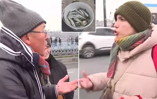 'Veganım' diyerek bir kova balığı denize döken kadın tanıdık çıktı