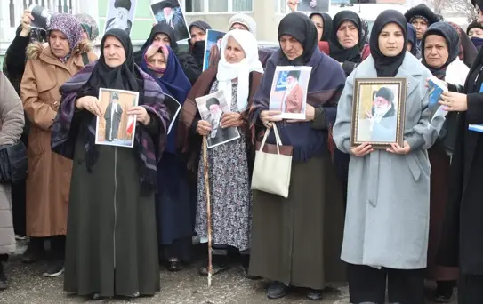 Taşlıçay'da ABD ve İsrail'e Protesto